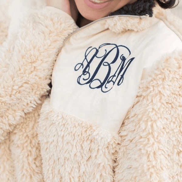 Monogram Sherpa Pullovers Just Monograms LLC