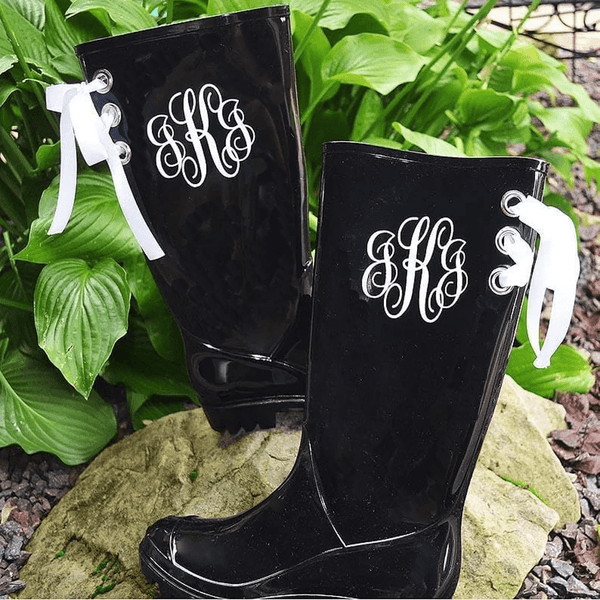 Monogram rain boots hotsell