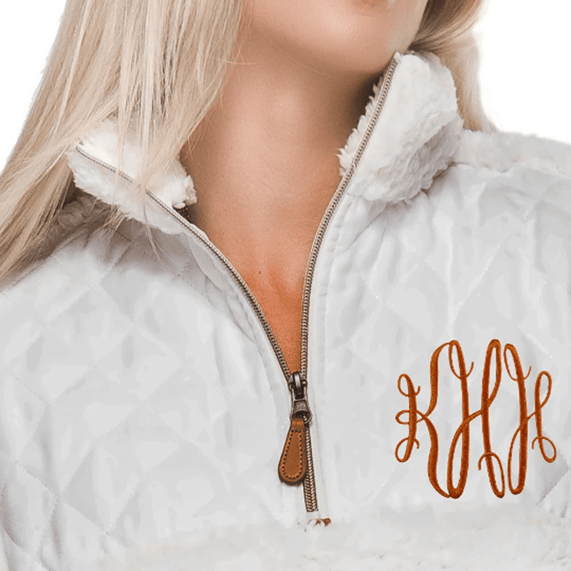Quilted Sherpa Pullover