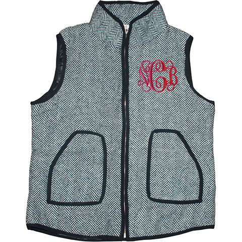 Harringbone Tweed Vest
