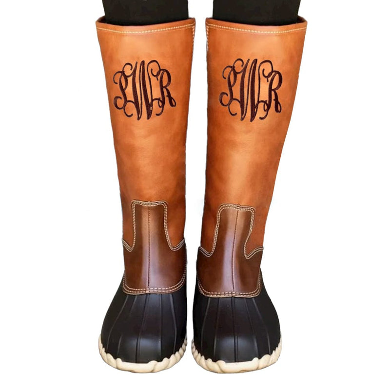 Tall BROWN Duck Boots