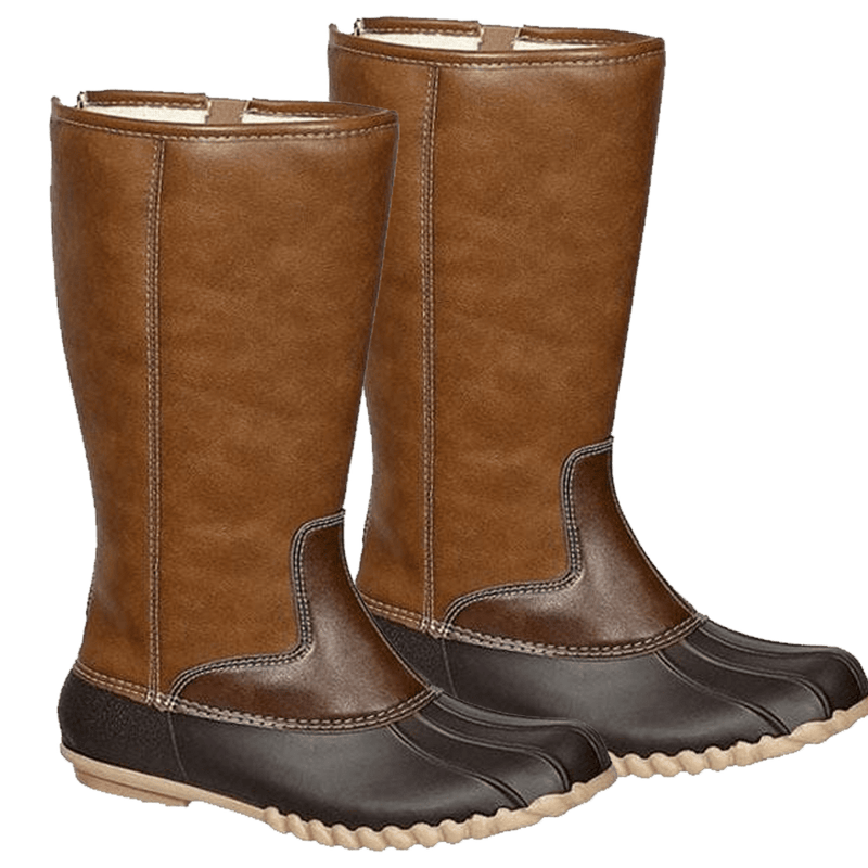 Tall BROWN Duck Boots