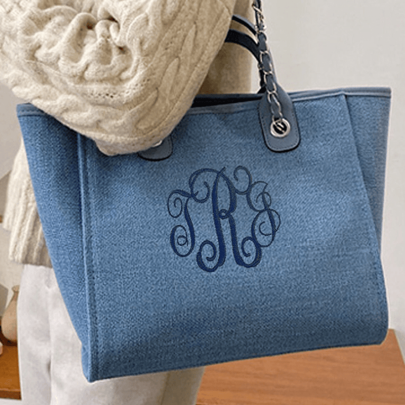 Tweed Chain Handbag Just Monograms LLC